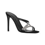 Giuseppe Zanotti Womens Kanda Suede Rhinestone Heel Sandals