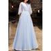 Junior Flutter Sleeve Elegant Wedding Dress