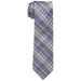 Calvin Klein NEW Purple Gray Mens One Size Schoolboy Plaid Neck Tie