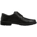 ECCO Helsinki Bicycle Toe Tie Black Pull Up Leather