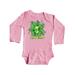 Inktastic New Bean Cute Sleeping Bean in Leaves and Vines Infant Long Sleeve Bodysuit Unisex