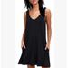 New Women's Casual Tank Party Dress V Neck Pockets Loose Sundress Pure Color Sleeveless Clothing Dresses