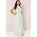 Little Mistress Womens Mint Keyhole Maxi Dress