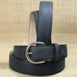 26-46" SILVER CREEK CLASSIC WESTERN BLACK LEATHER MEN BELT 1-3/8" Wide