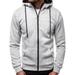 Mens Full Zip up Hoodie Fleece Zipper Heavyweight Hooded Jacket Sweatshirt with Pockets Casual Jogger Activewear Sportwear