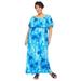 Catherines Women's Plus Size Petite Meadow Crest Maxi Dress