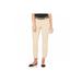 Perry Ellis International, Inc. Rafaella Womens Size 14 Modern Straight-Hip Lower-Rise Belted Ankle Pant, Safari