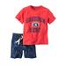 Carters Infant Boys 2-Piece Gridiron Hero Football T-Shirt & Shorts Set