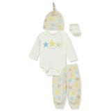 Vitamins Baby Baby Boys' So Happy 4-Piece Layette Set (Newborn)