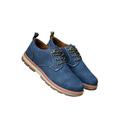 Lacyhop Men's Artificial Leather Business Casual Dress Shoes Flat Round Toe Fashion Casual Shoes