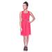 NIC+ZOE Women's Mesh Ways Dress Dragonfruit Dress MD (US 8-1