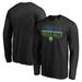 Seattle Sounders FC Fanatics Branded Eternal Blue, Forever Green Long Sleeve T-Shirt - Black