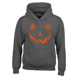 Shop4Ever Men's Jack O'Lantern Costume Pumpkin Face Halloween Hooded Sweatshirt Hoodie