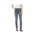 NYDJ Womens Petites Marilyn Denim Slimming Fit Straight Leg Jeans