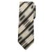 Marquis Men's Green And Black Stripes 3 1/4 Tie & Hanky Set TH100-027