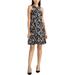 Rachel Rachel Roy Womens Printed Halter Mini Dress Black 10