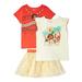 Disney Princess Moana Girls Mix and Match, 3-Piece Outfit Set, Sizes 4-16