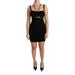 Dolce & Gabbana Black Stretch Sheath Bodycon Mini Dress