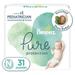 Pampers Pure Protection Natural Newborn Diapers, Size N, 31 Ct