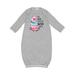 Inktastic My Dad Loves Me Beary Much with Cute Bear Newborn Layette Unisex