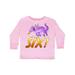 Inktastic Sixth Birthday Purple Dragon Breathing Fire Toddler Long Sleeve T-Shirt Unisex