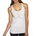 True Way 148 - Women's Tank-Top Â Moon Phases Infinity Symbol Refuse To Phase Small White