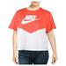 Nike Womens Plus Colorblock Logo Shirts & Tops