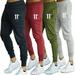 New Men Workout Sweatpants Joggers High Waist Slim Fit Pants Tracksuit Sportwear Men Gym Skinny Pants Long Trousers