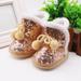 ZDMATHE Winter Baby Boy Girl Sequin Snow Boots With Plush Ball Infant Anti-slip Toddler Shoes Newborn Cotton Shoe Newborn Baby Shoes