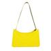 Winnereco Retro Women PU Pure Color Underarm Bag Casual Small Hobos Handbags (Yellow)