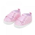 Wuffmeow Embroidered Shoes for Baby Girls Kids Soft Sole First Walkers Casual Walking Crib Shoes