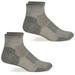 Wise Blend Mens Socks, 85% Merino Wool Quarter Ankle Socks, 2 Pairs