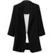 Women Casual Open Front Long Sleeve Jacket Suit Work Office Blazer Jackets Office Ladies Chic Slim Blazers Girls Tops Set Coat