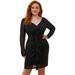 Ever-Pretty Women Sexy Ruffle Long Sleeves Evening Prom Dress for Women 03137 Black US4