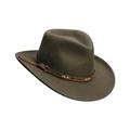 scala classico men's all seasons outback hat khaki m