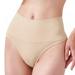 Women's Slim-waisters Hi Waist Thong - Womens Basic Every-Day High-Waist Shapewear Trainer Tummy Control Thong Panty Underwear