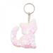 Cute Reflective Double-Sided Sequin Keychain Christmas Tree Pendant Ladies Bag Car Accessories Key Ring Paryt Gifts