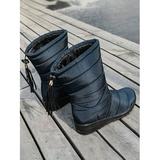 Avamo Womens Waterproof Snow Boots Ladies Fur Lined Winter Warm Flat Shoes