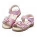 ZDMATHE Abckids Summer Kids Children Fashion Girls Flat Bow Pricness Shoes Solid Soft Sole Anti-Slip Shoes