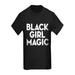 CafePress - Black Girl Magic - Kids Dark T-Shirt