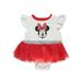 Disney Minnie Mouse Baby Girls' Glitter Polka Dot Bodysuit with Tutu (Newborn)