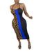 New Women's Summer Dress Bodycon Dress Leopard Elegant Maxi Halter Dress Print Sundress Patchwork Backless Dress Plus Size Casual Dress