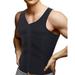 Men Waist Trainer Corset Vest for Weight Loss Hot Neoprene Body Shaper Zipper Tank Top Sauna Suit Shirt