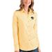 Iowa Hawkeyes Antigua Women's Structure Button-Up Shirt - Gold/White