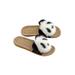 Woobling Ladies Faux Fur Slides Furry Womens Fluffy Furry Slippers Sliders Sandals Shoes