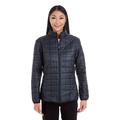 Ladies' Portal Interactive Printed Packable Puffer Jacket - PLAID - L