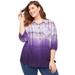 Catherines Women's Plus Size Bratton Park Buttonfront Top