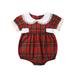 Xingqing Sister Matching Outfit Kid Baby Girl Little/Big Sister Romper Dress Xmas Clothes Red 0-3 Months