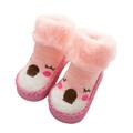 Binpure Toddlers Boys Girls Animal Sock Shoes Moccasin Shoe for Toddler Non-Skid Cotton Sock Slippers