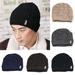 AYYUFE Men's Fashion Winter Beanies Bonnet Knitted Hat Soft Solid Braid Warm Cap